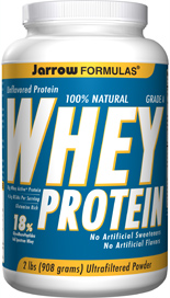 Unflavored whey protein powder can be used in baking to add high quality protein.