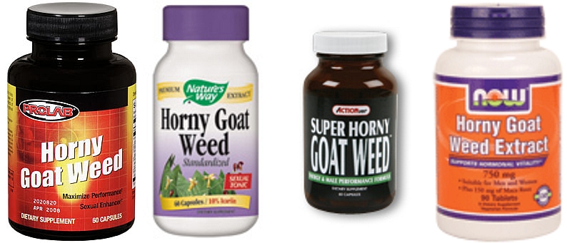 Horny goat weed extracts.