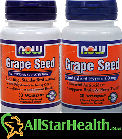 NOW Foods makes excellent grape seed extract in a range of potencies.