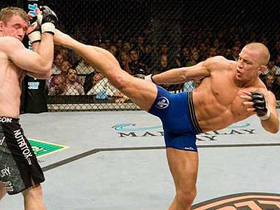 George St. Pierre, an MMA great.